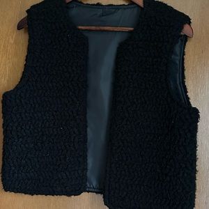 Faux Shearling Vest
